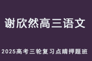 XXR 2025高考高三语文三轮点睛押题班