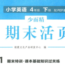 王朝霞 小学各科期末活页卷 百度网盘下载